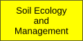 soil ecology and management