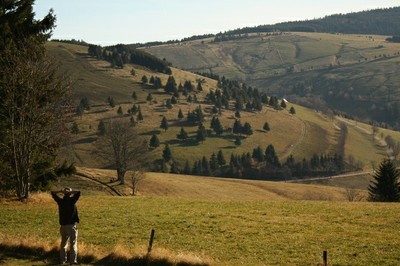 The view from the Fachschaftshaus on Schauinsland - small